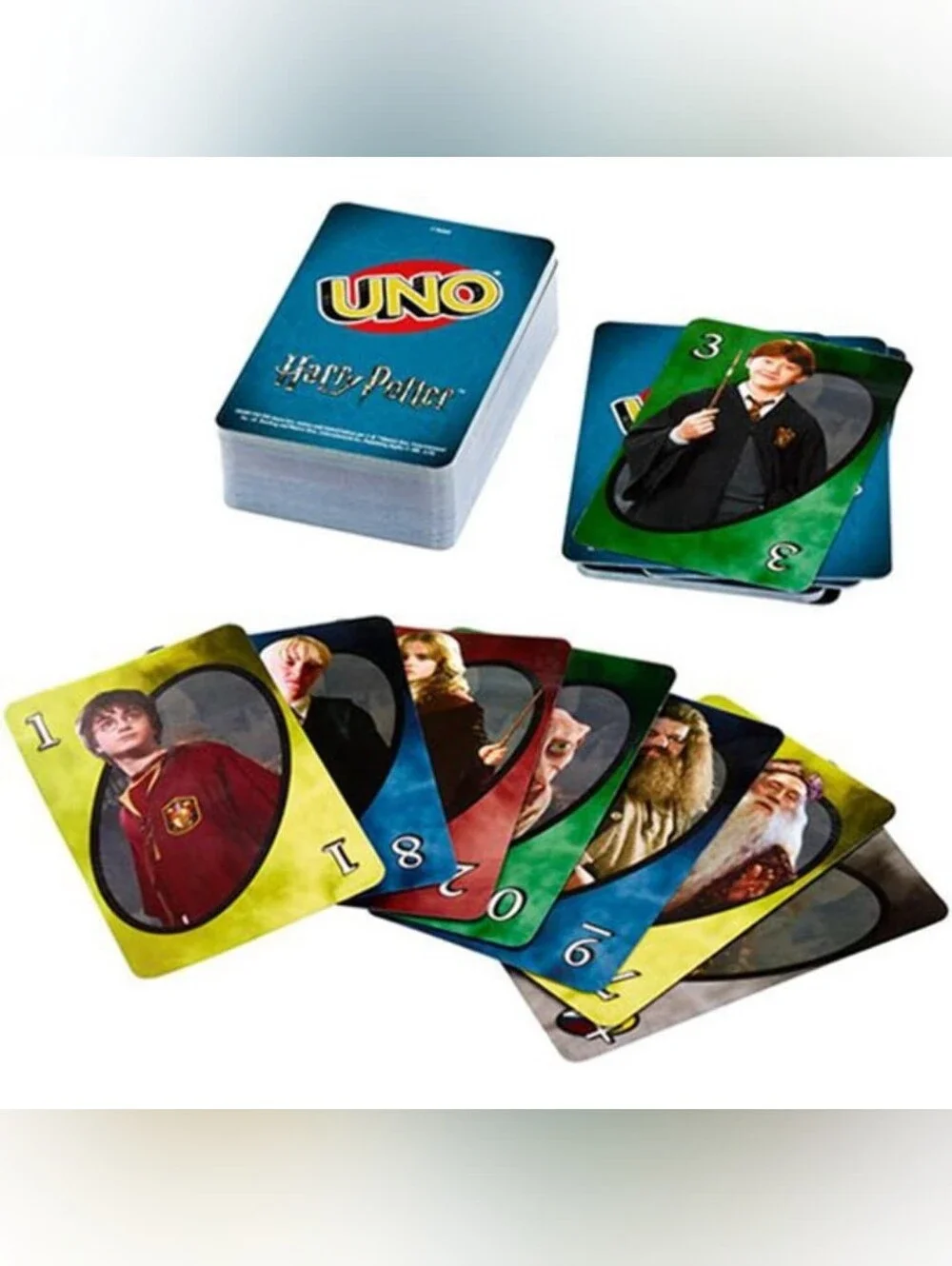 UNO Card Game - Harry Potter Edition with Storage Tin, Mattel Games, 2018